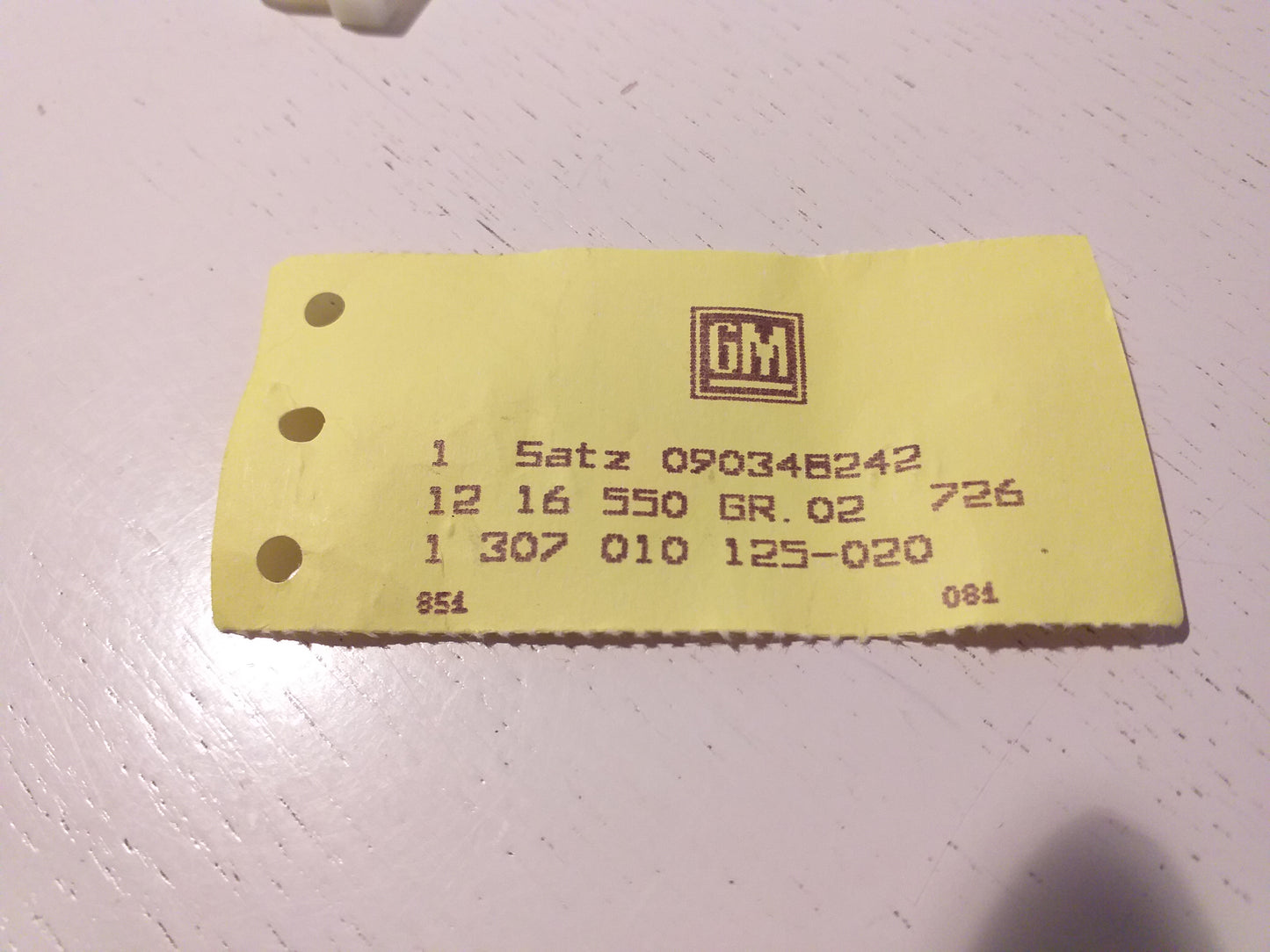 Vectra  A Befestigungssatz an Scheinwerfer original GM Opel NEU