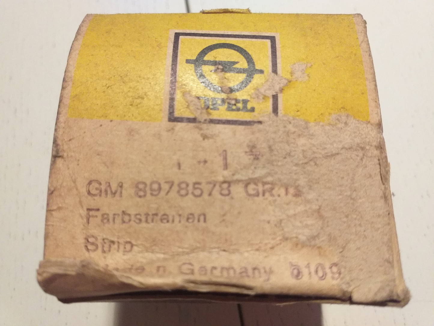 Oldtimer Youngtimer Farbstreifen original Opel NEU