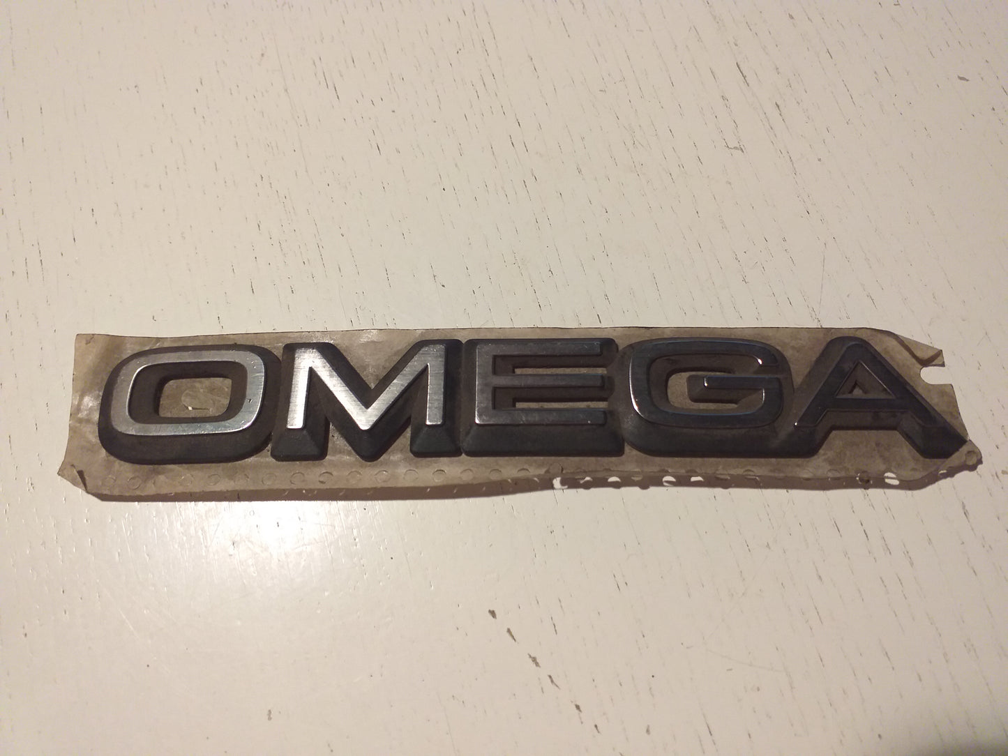 Omega Schriftzug Emblem original Opel NEU
