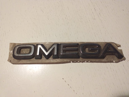 Omega Schriftzug Emblem original Opel NEU