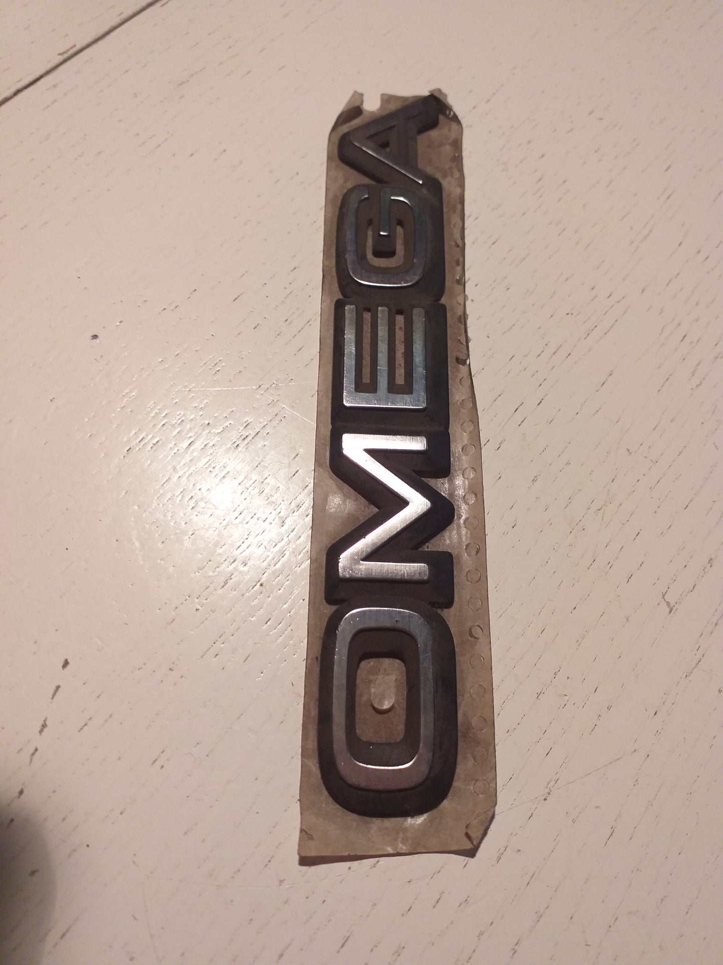 Omega Schriftzug Emblem original Opel NEU