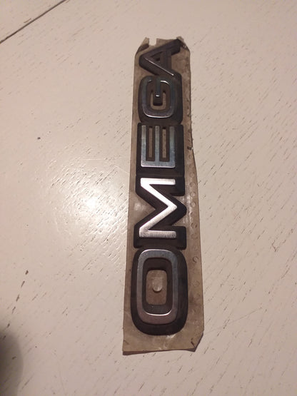 Omega Schriftzug Emblem original Opel NEU
