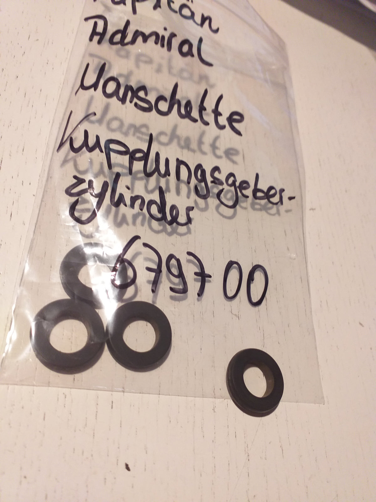 Kapitän Admital Manschette Kupplungsgeberzylinder NEU