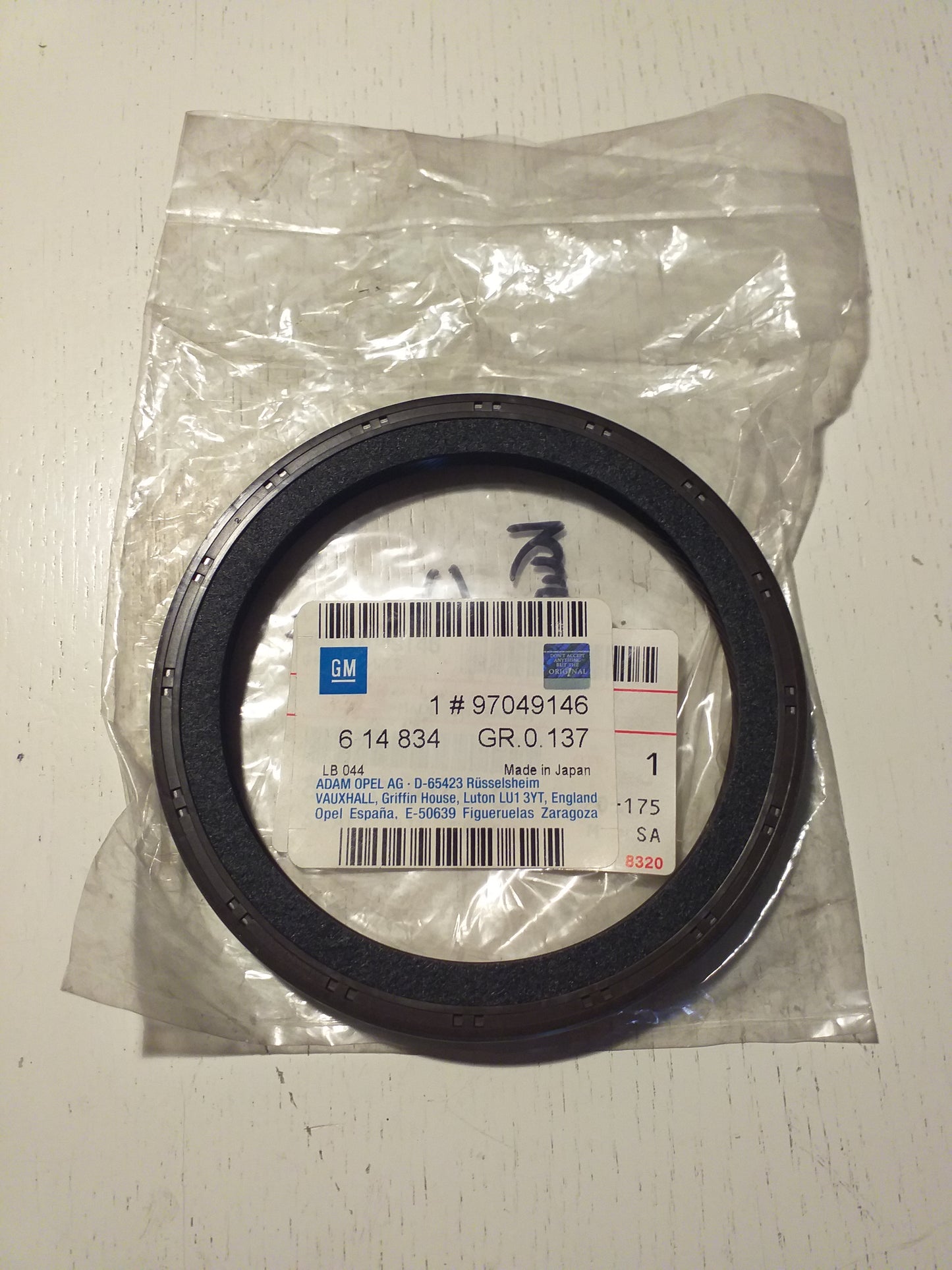 Monterey Campo Dichtring Kurbelwelle original GM Opel NEU