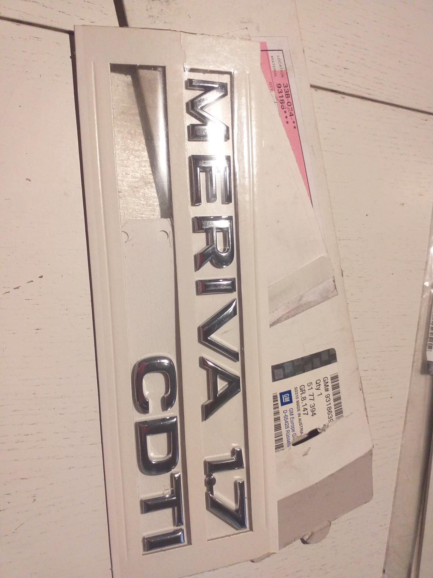Meriva 1.7 CDTI Emblem original GM Opel NEU