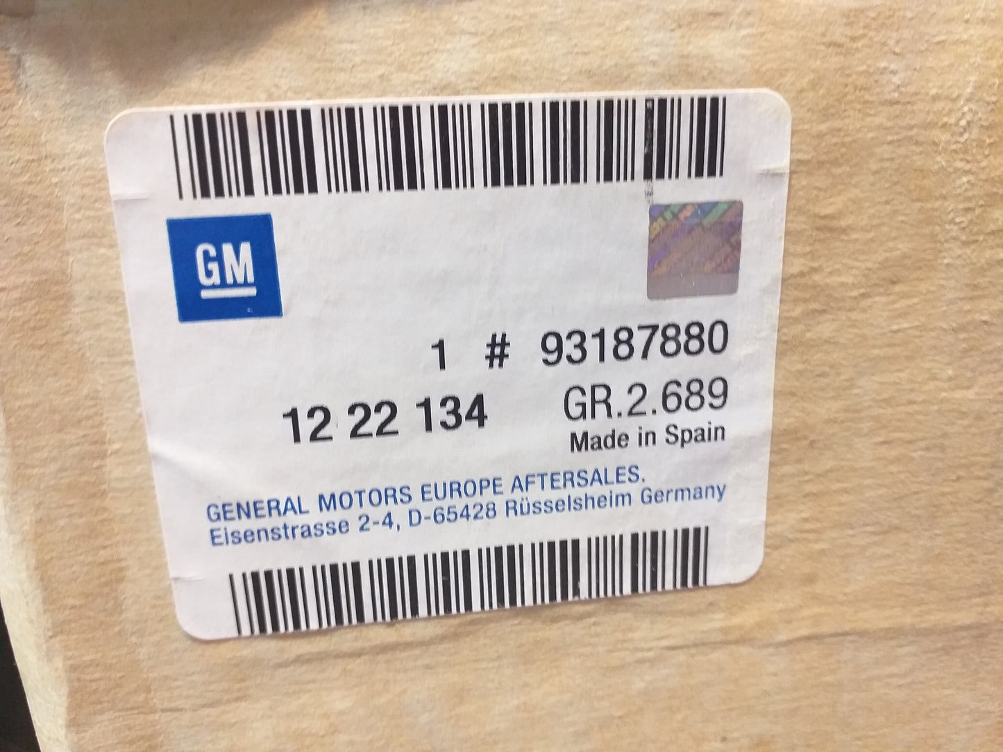 Meriva A Heckleuchte rechts original GM Opel NEU