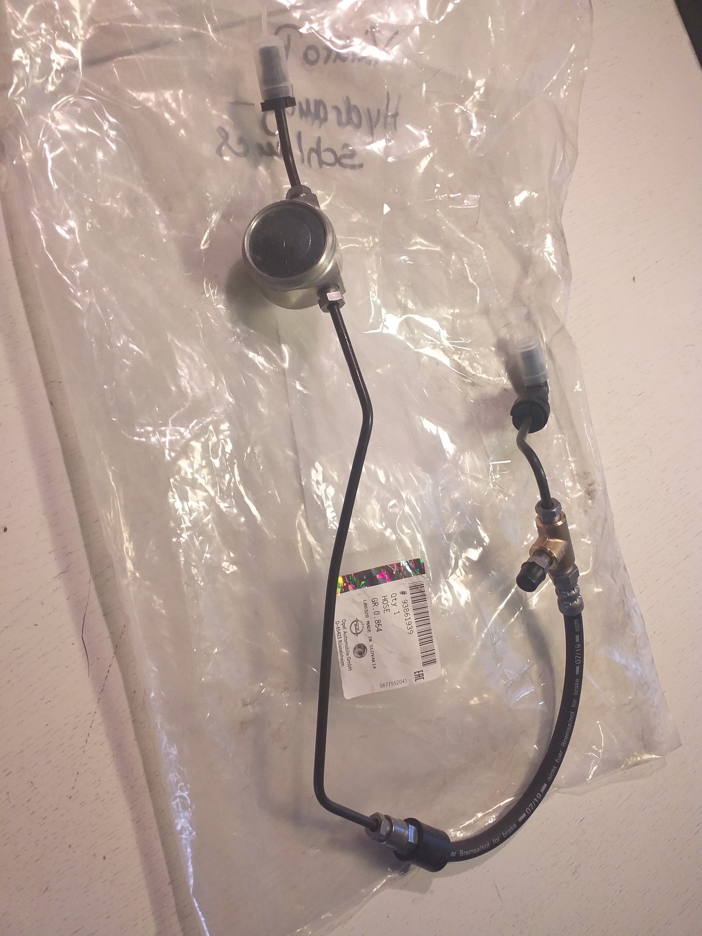 Vivaro A Hydraulikschlauch original GM Opel NEU