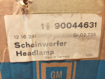 Rekord E 77-82 Scheinwerfer links original GM Opel NEU