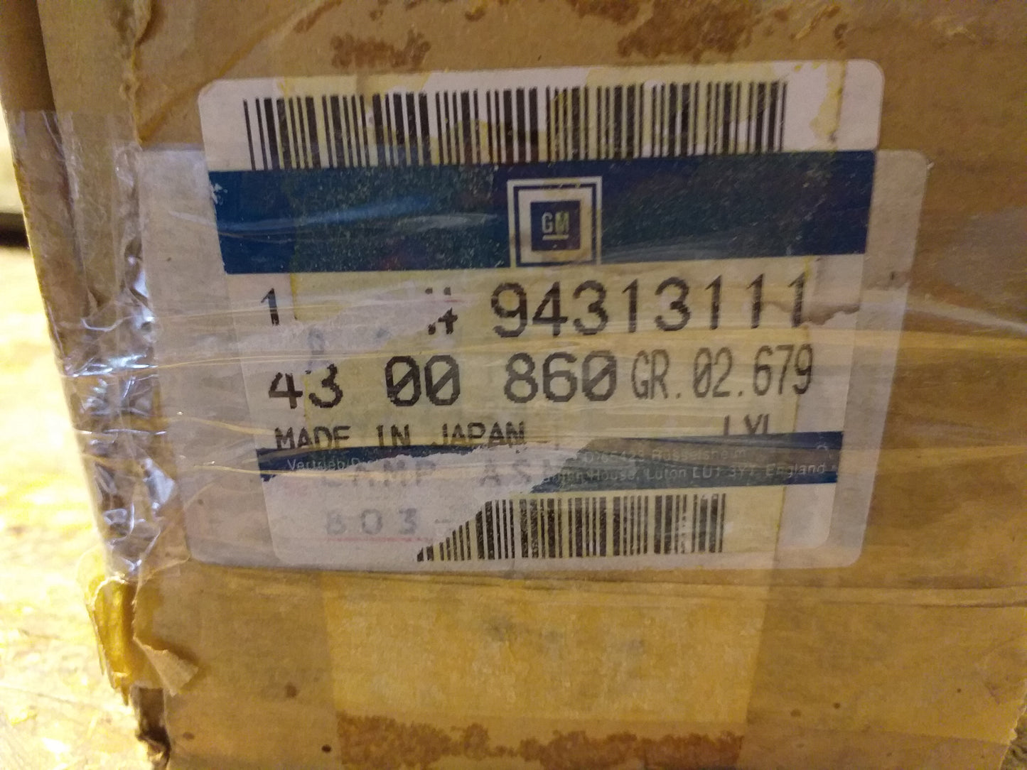 Campo Nebelschlussleuchte original GM Opel NEU