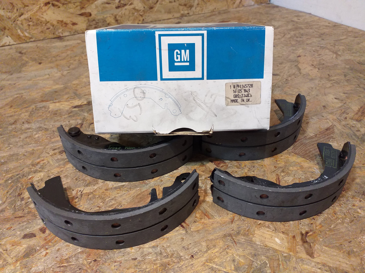 Ascona C Bremsbackensatz original GM Opel NEU