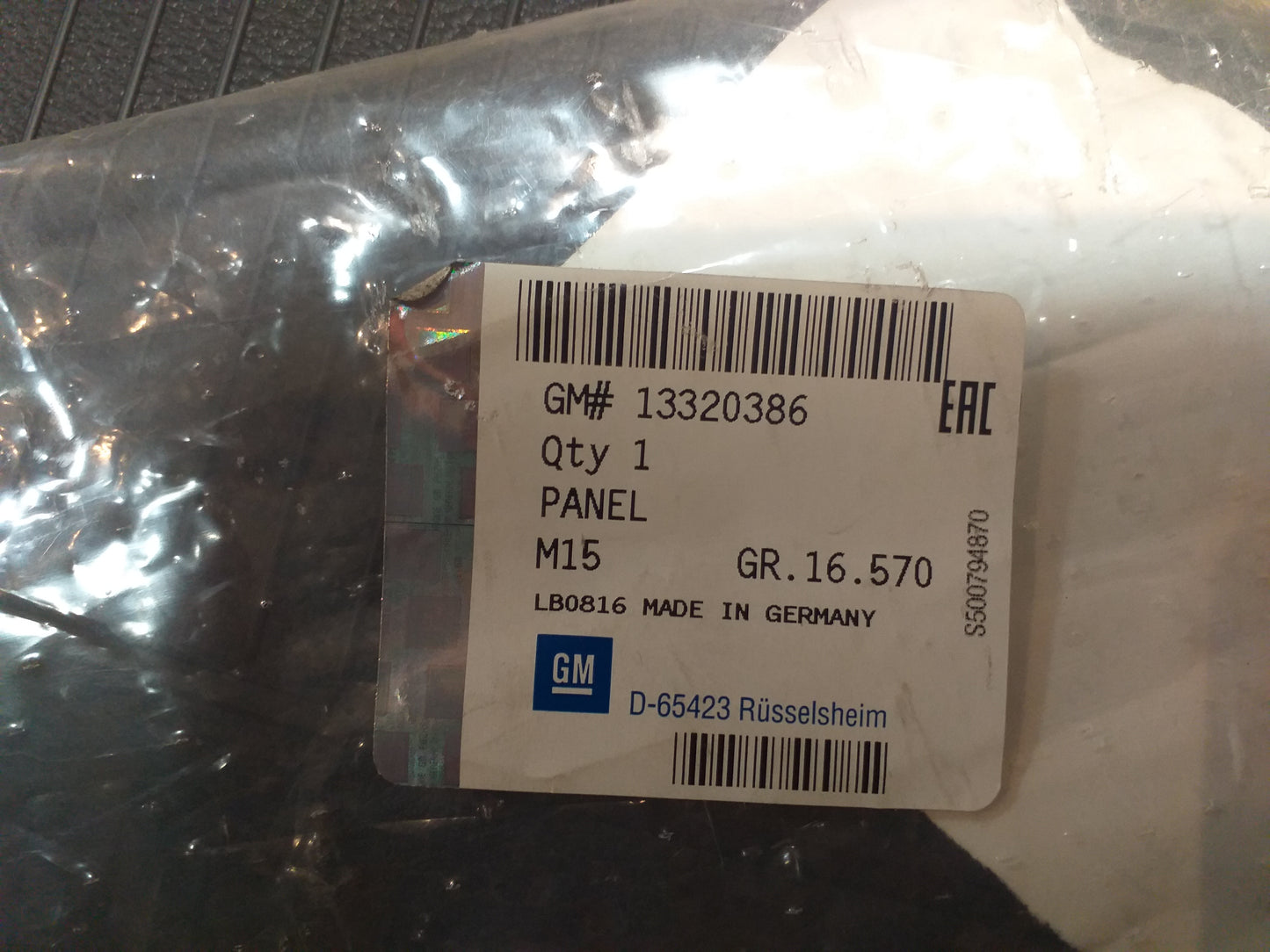 Astra J Abdeckung Laderaum original GM Opel NEU