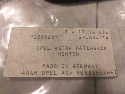 Astra Schnutzfänger hinten original GM Opel NEU