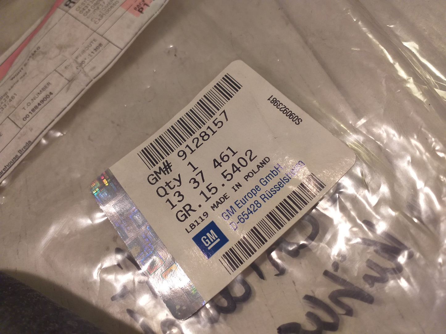 Vectra B Schlauch Rücklaufschlauch an Kühler original GM Opel NEU