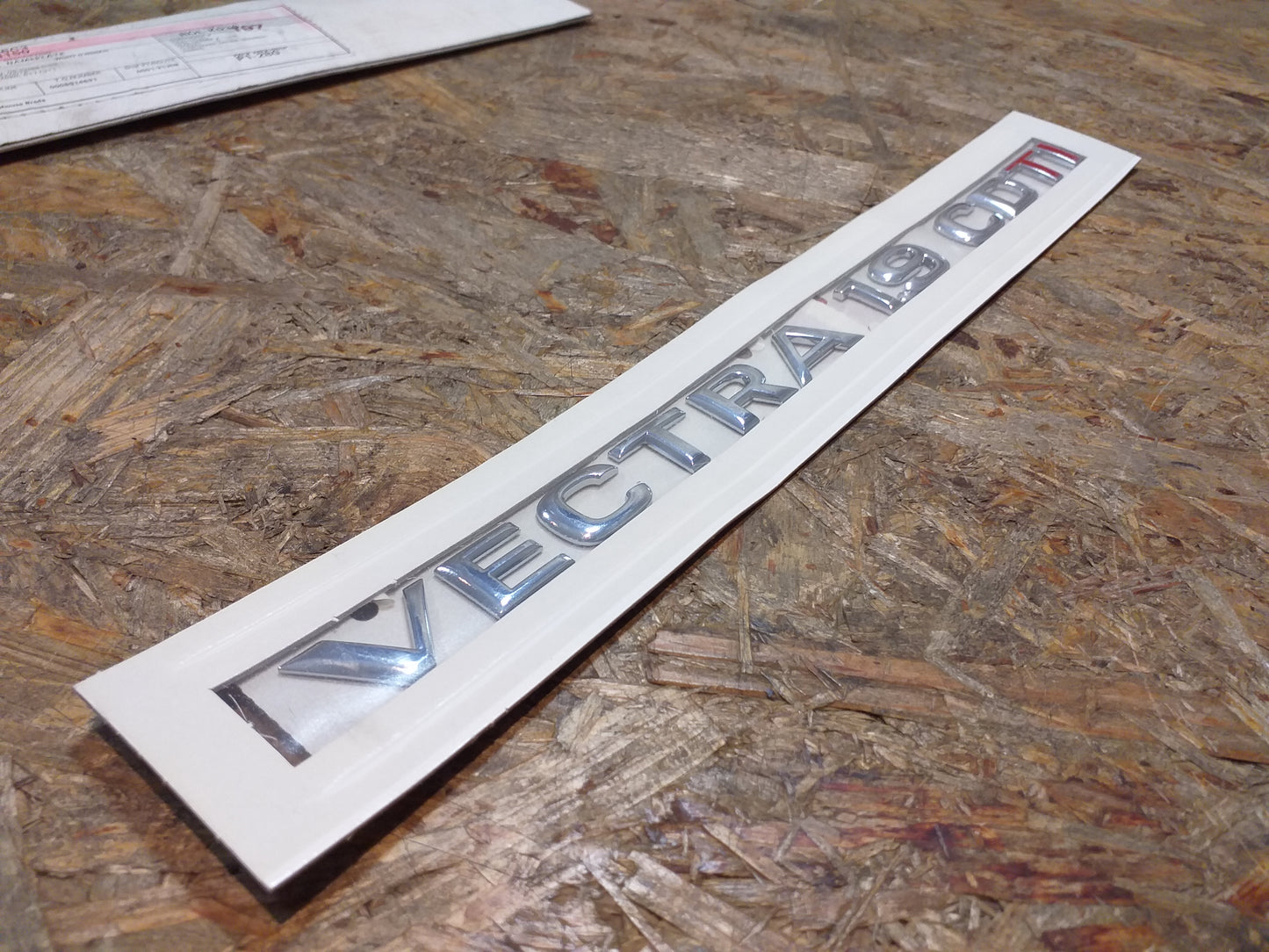 Vectra C Emblem Schriftzug hinten original GM Opel NEU