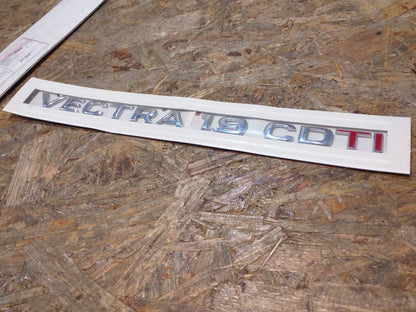 Vectra C Emblem Schriftzug hinten original GM Opel NEU