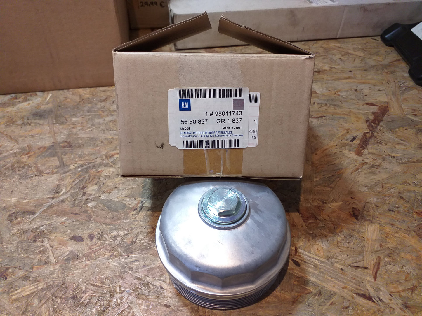 Vectra C Abdeckung Ölfilter original GM Opel NEU