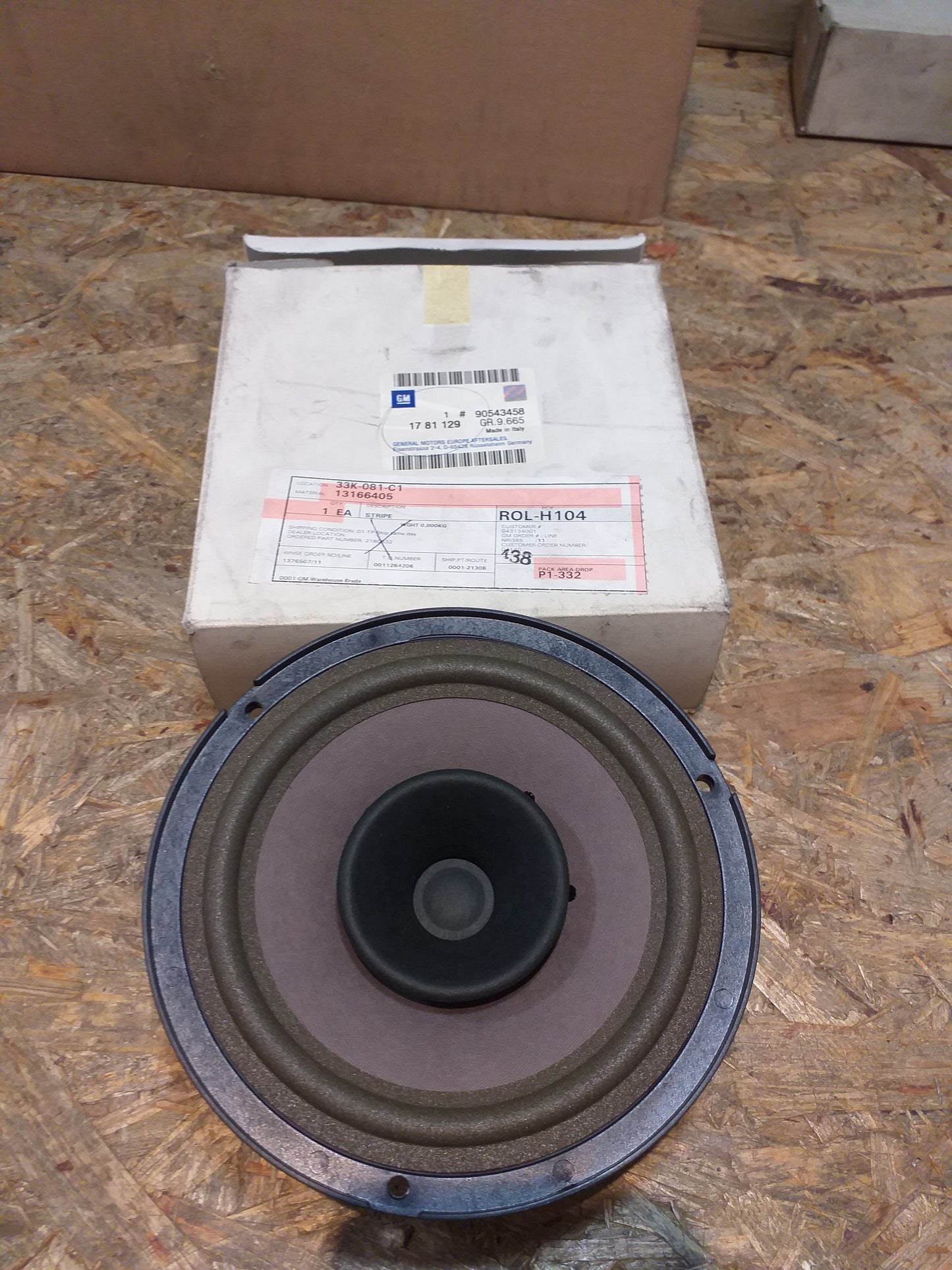 Astra H Lautsprecher hinten original GM Opel NEU