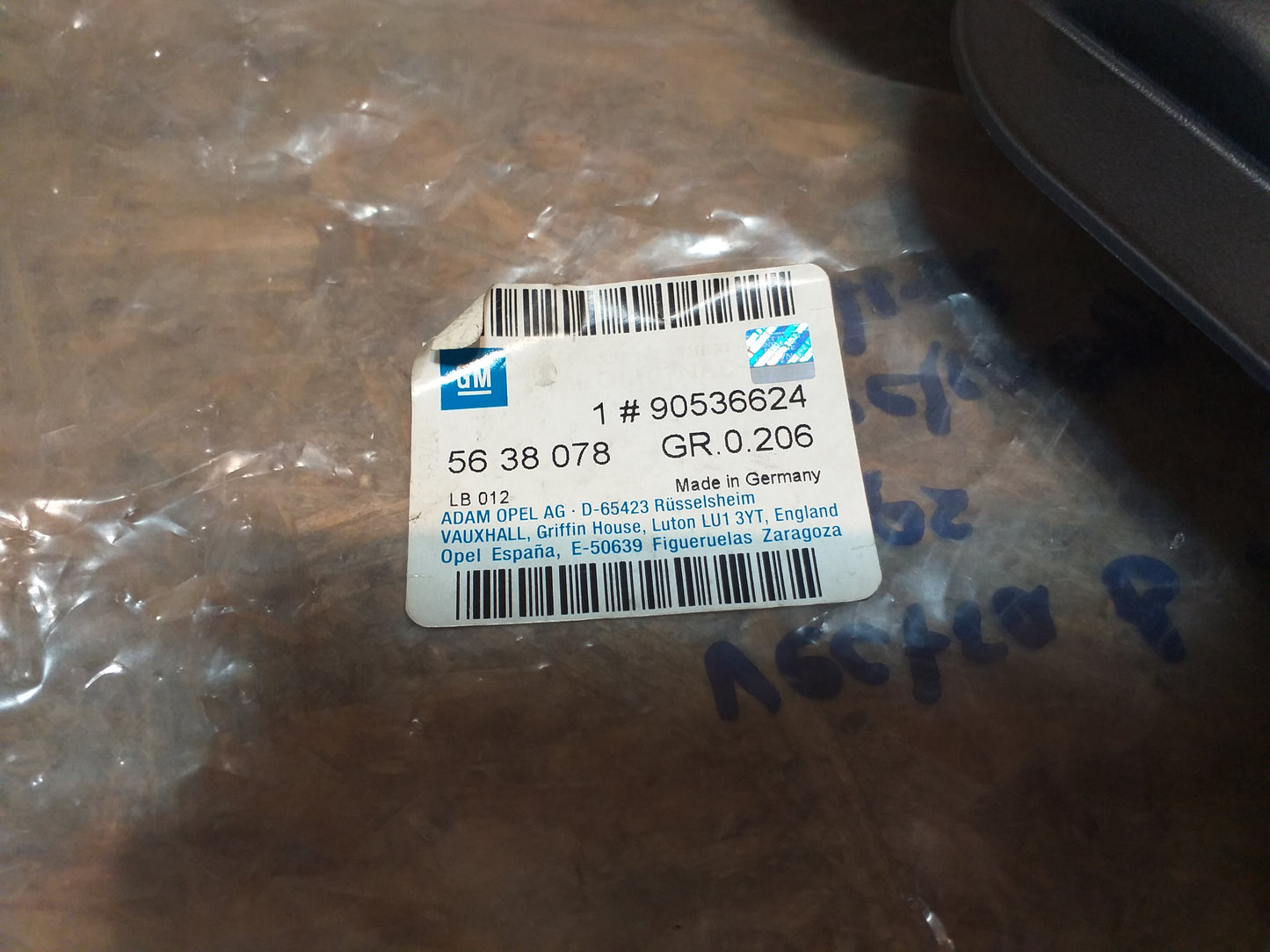 Vectra B 1.6l 16V 100PS Abdeckung Deckel Zahnriemen original GM Opel NEU