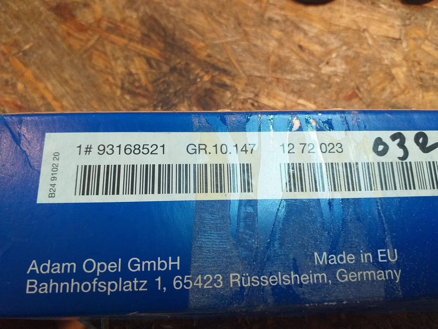 Meriva B Wischerblätter original GM Opel NEU