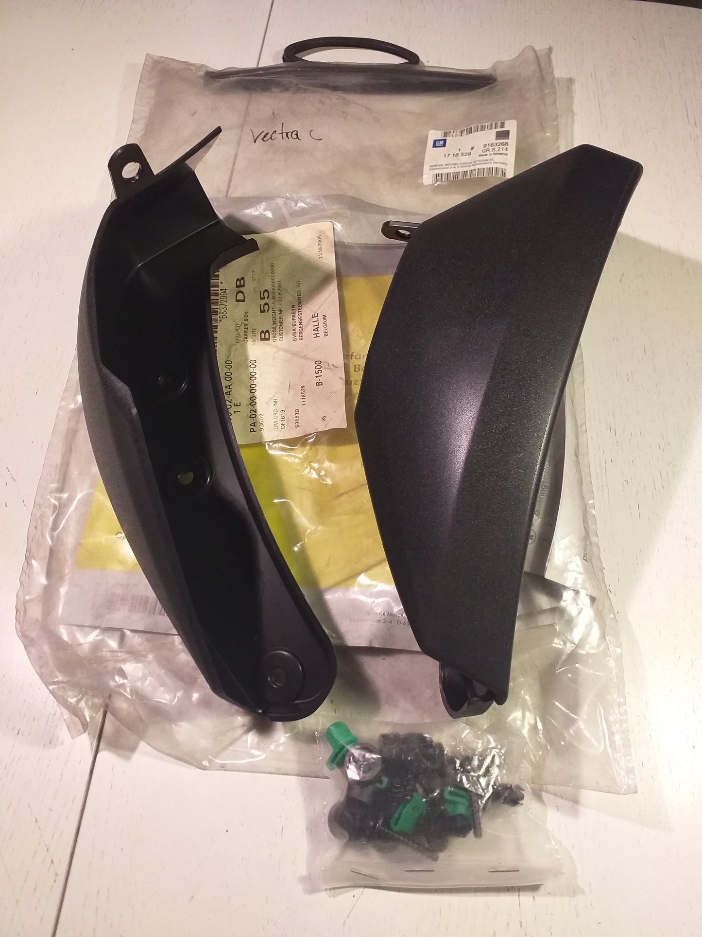 Vectra C Schmutzfänger hinten original GM Opel NEU