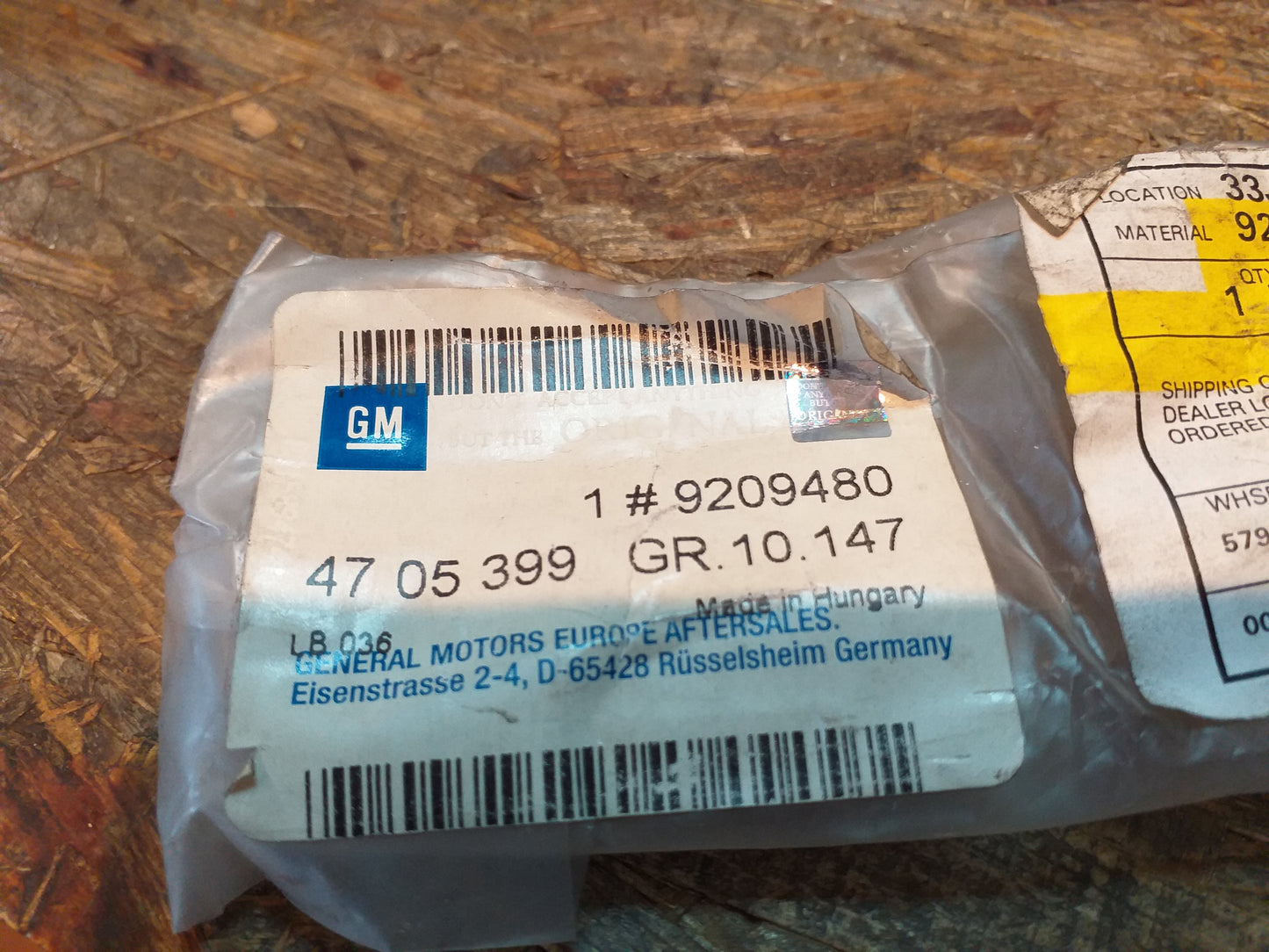 Agila A Wischerarm links original GM Opel NEU