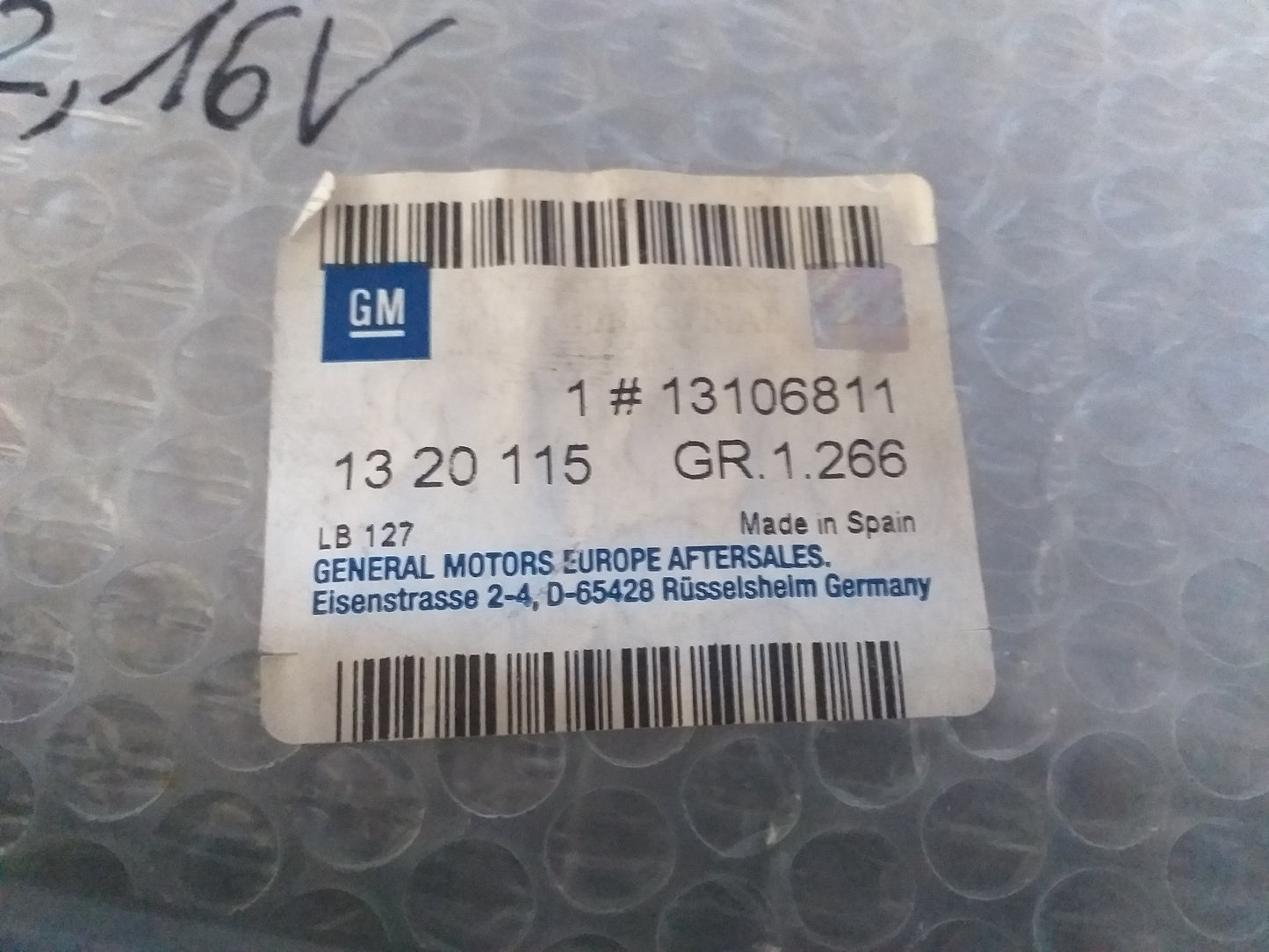 Vectra C 2.2 16V Kühlergrill Frontmaske Chrom original GM Opel NEU