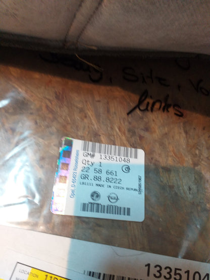 Astra J Bezug Sitz Vorderrücken links  original GM Opel NEU