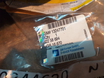 Corsa C Polsterbezug Vorderrücken rechts anthrazit original GM Opel NEU