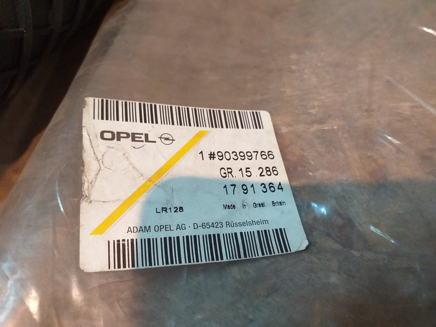 Omega B Gummimatte vorne rechts anthrazit Fußraum original GM Opel NEU