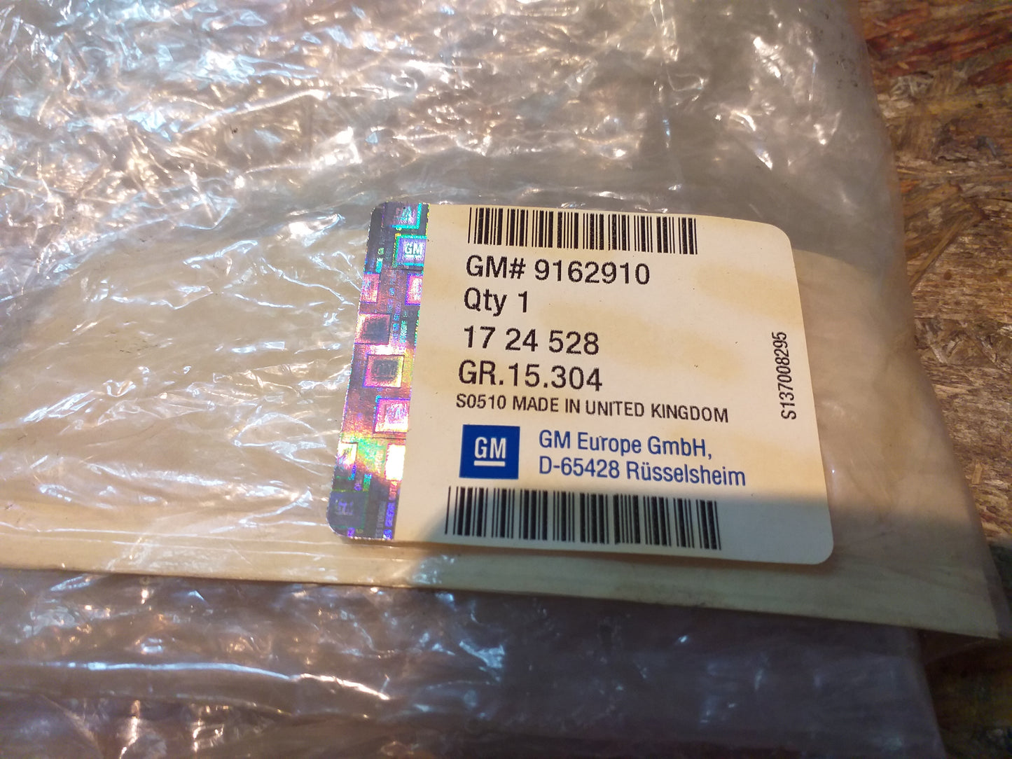 Astra G Zafira A Fußmattensatz Gummi hinten original GM Opel NEU