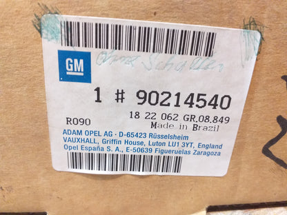 Omega A Heizungsbestätigung original GM Opel NEU