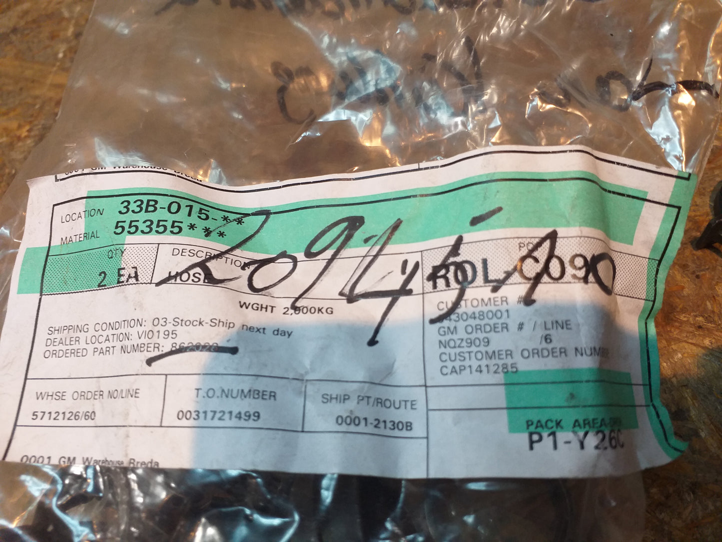 Vectra B Schlauchklemme an Kühlung original GM Opel NEU