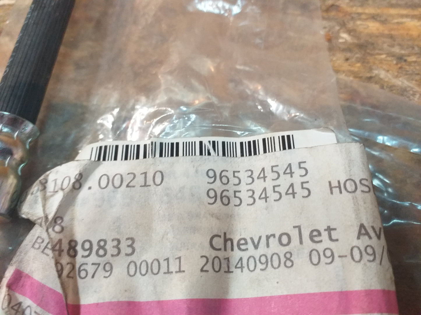 Chevrolet Aveo Kalos Limo Bremsschlauch original GM Opel NEU