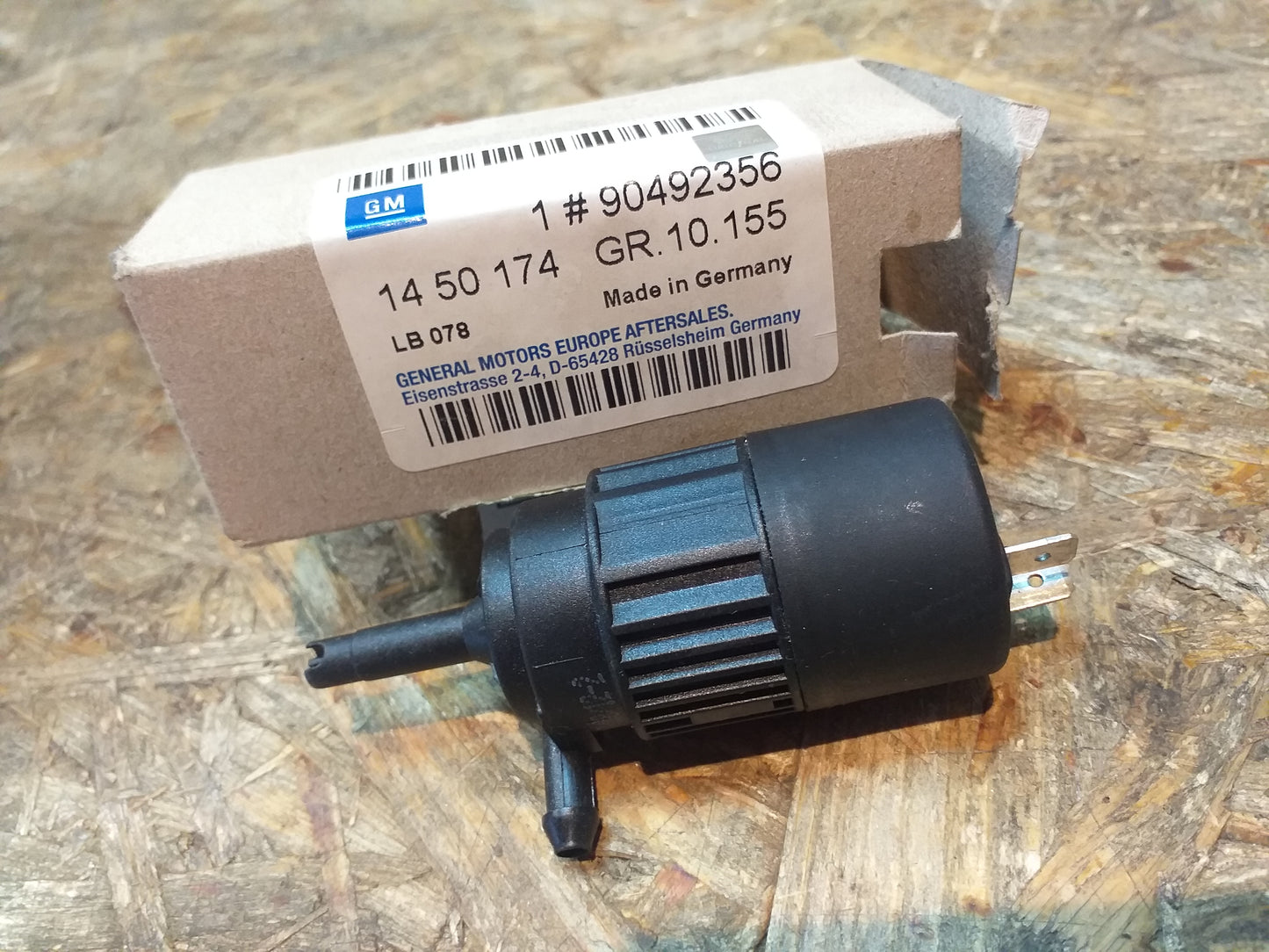 Ascona C Astra F Corsa A Combo B Waschwasserpumpe original GM Opel NEU