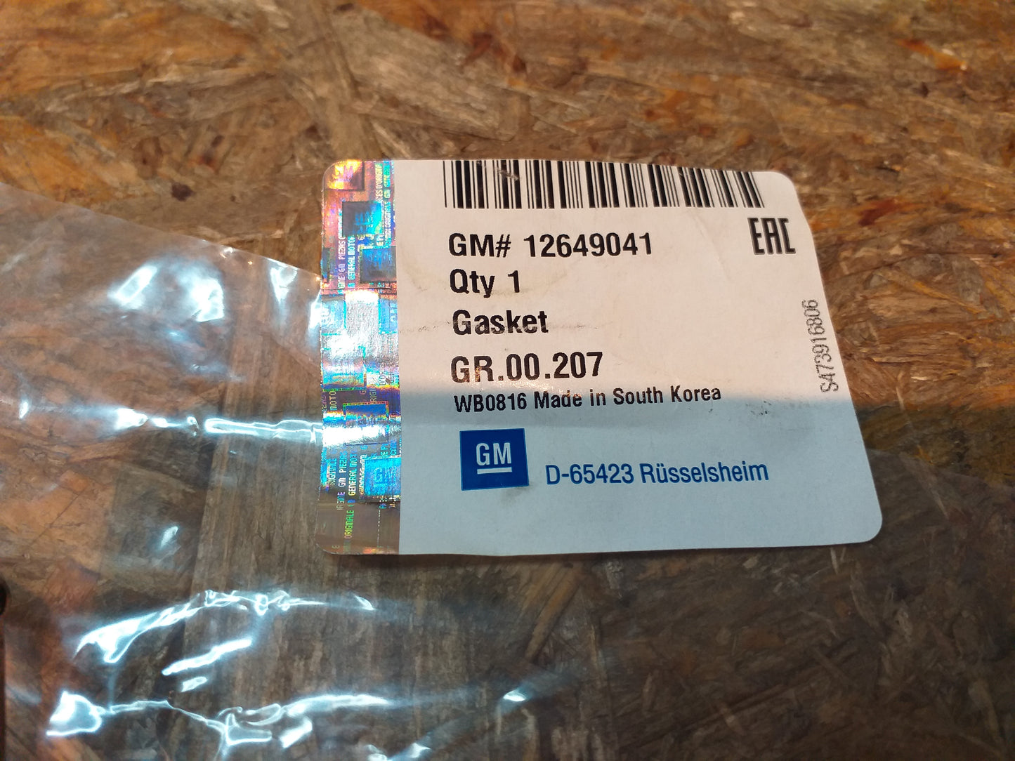 Chevrolet Spark Ventildeckeldichtung original GM Opel NEU