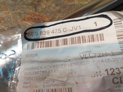 Skoda Octavia 3 5E5 Kombi Schaftabdichtung Chrom original Volkswagen NEU