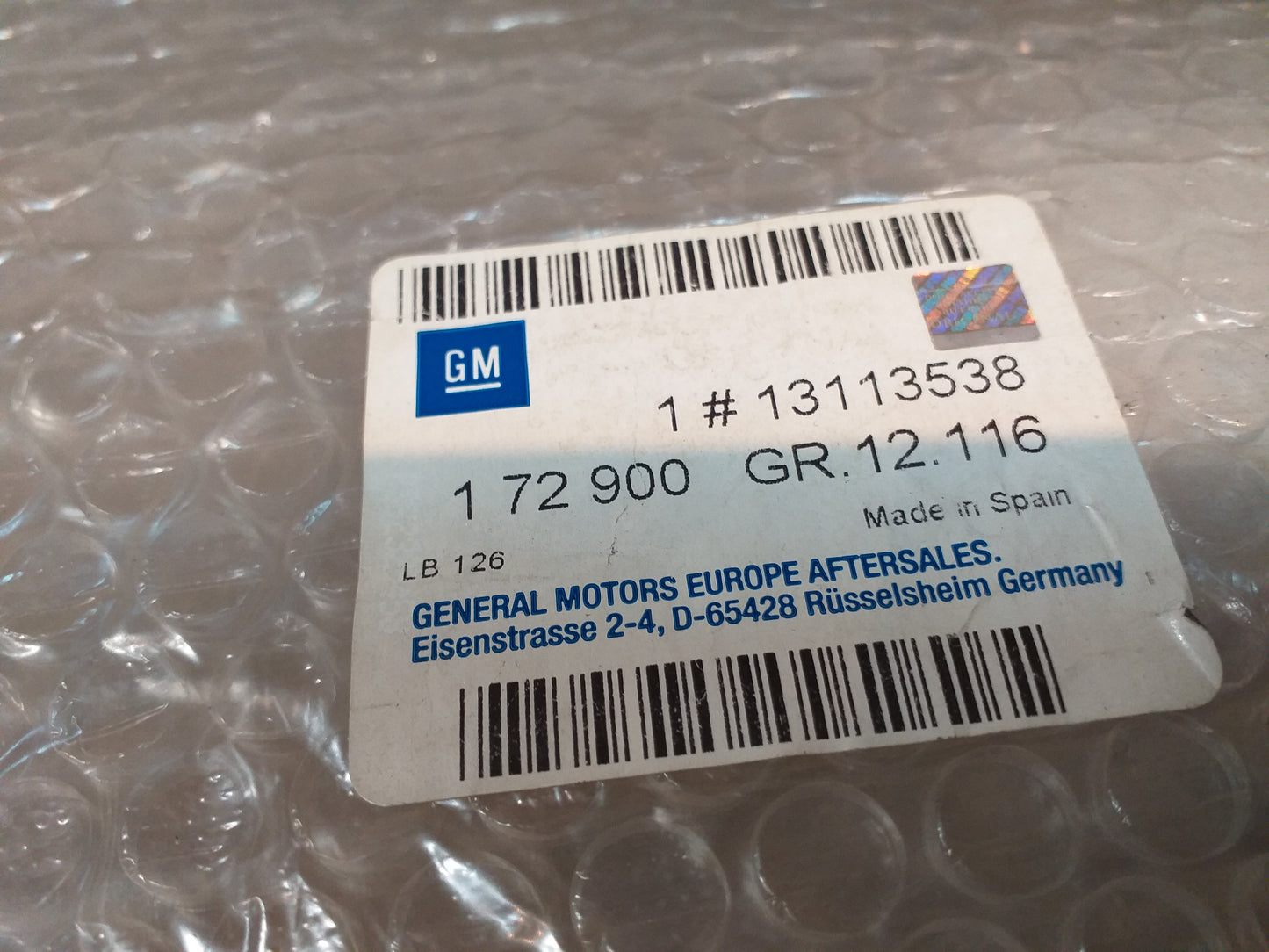 Corsa C Verbreiterung Kotflügel hinten rechts original GM Opel NEU