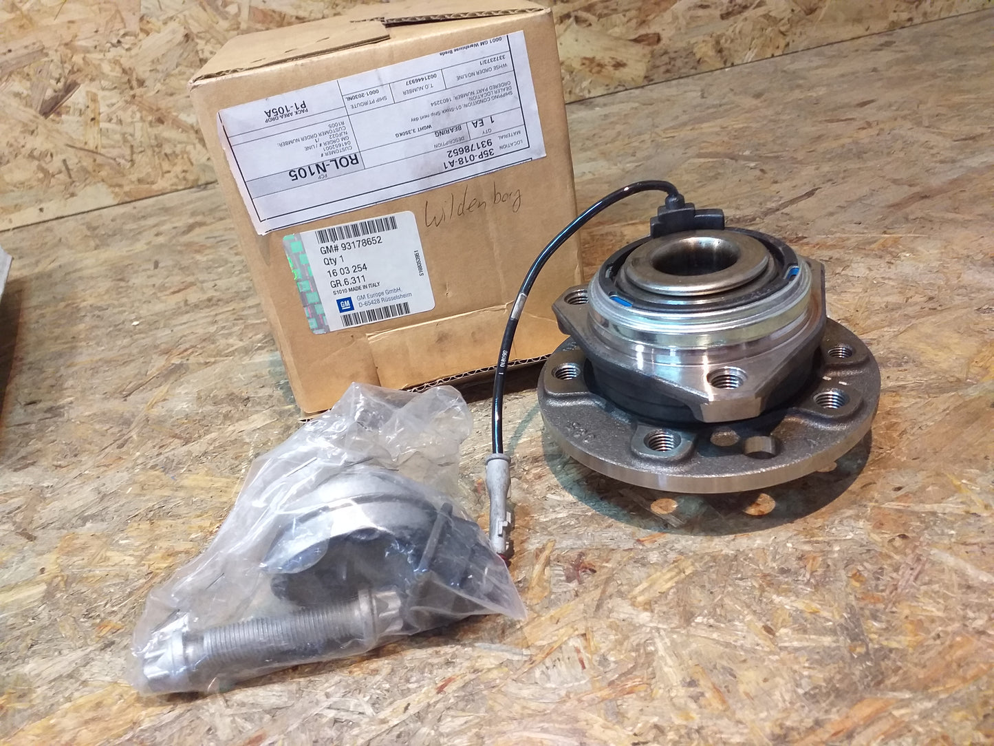 Astra H Caravan Zafira B Radlagersatz original GM Opel NEU