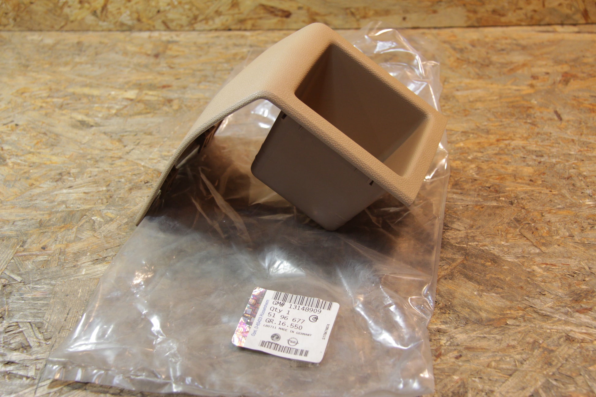 Original GM Opel Ablagefach Mittelkonsole hinten beige (als Ersatz für Ascher und Zigarettenanzünder)  13148909 Astra H