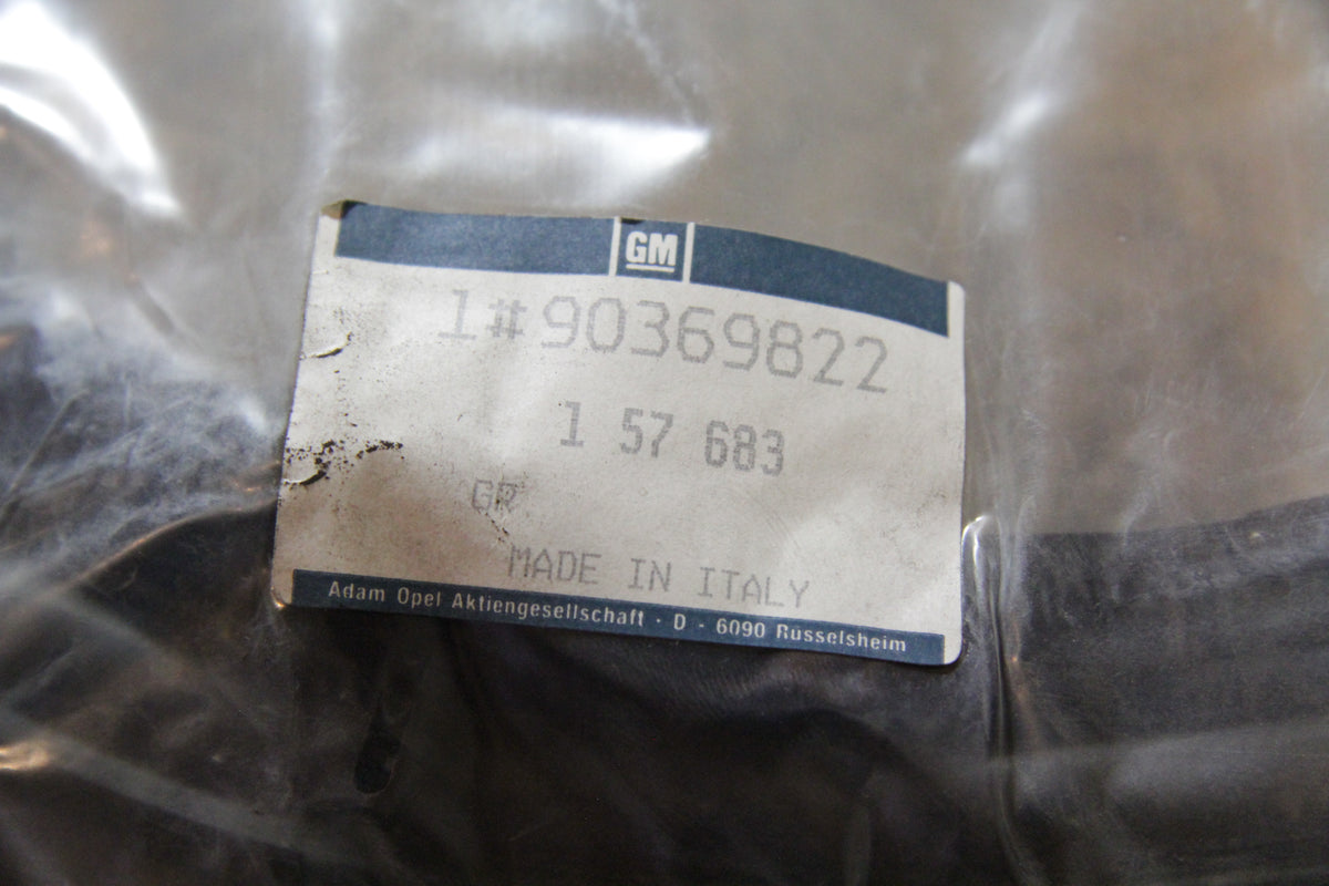 Original GM Opel Gummiabdichtung Tür rechts schwarz mit Flanschabdeckung Einstiegsverkleidung hinten Schloss Säule  903698...