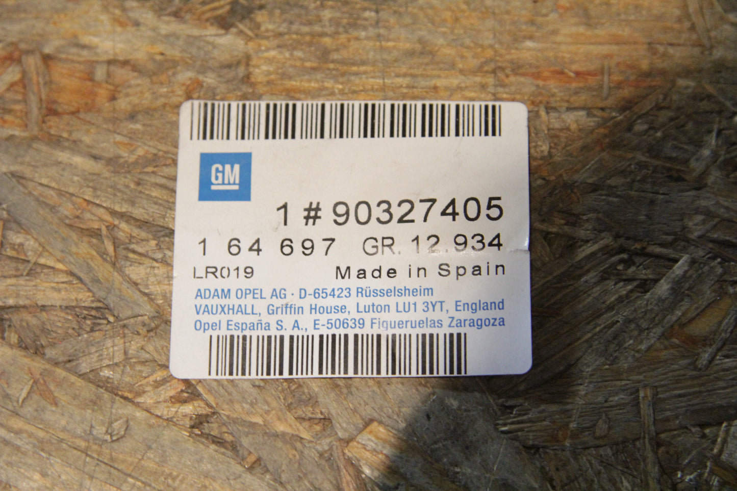 Original GM Opel Klappe hinten links schwarz 90327405 Omega A Neu