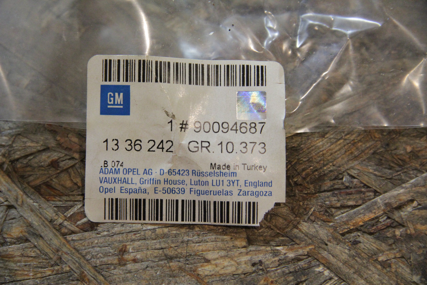 Original GM Opel Schlauch Verbindungsrohr an Wasserpumpe 90094687 Kadett E , Kadett E Cabrio Neu