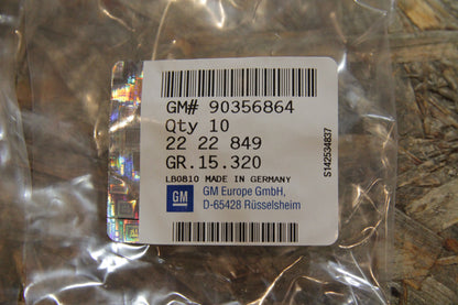 Original GM Opel Clips mit Nippel Teppich Heckraum an Querträger Rückwand  90356864 Calibra Neu
