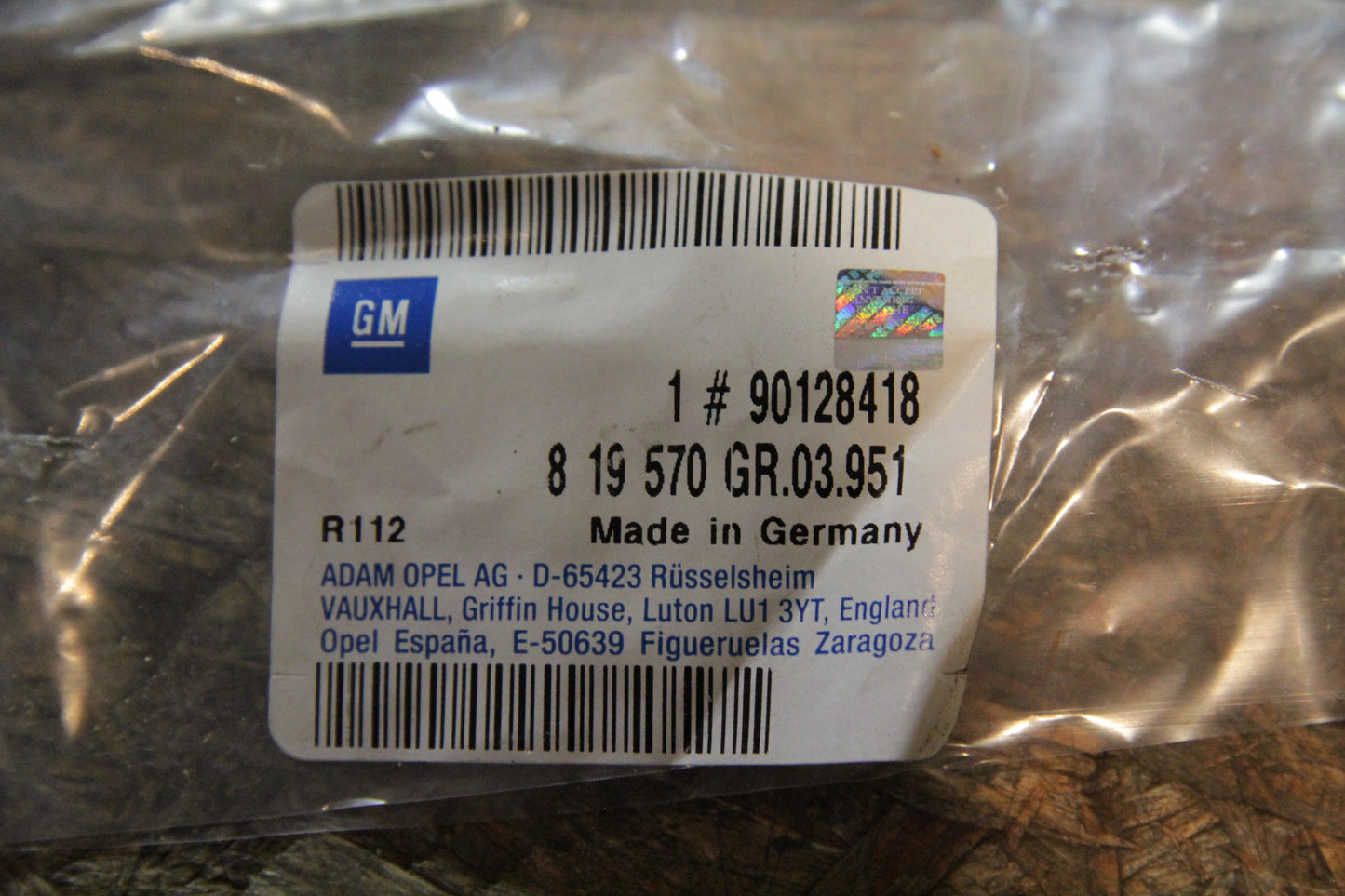 Original GM Opel Nabe Zahnrad Einspritzpumpe  90128418 Ascona C , Astra F , Kadett E , Vectra A Neu