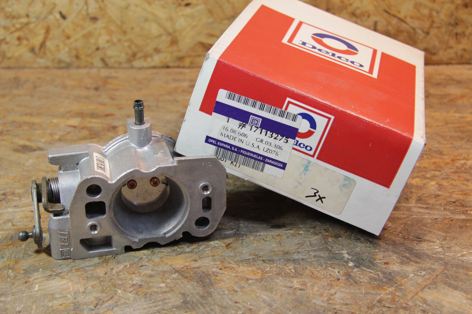 Original GM Opel Satz Drosselklappenstutzen 17113275 Corsa B Neu