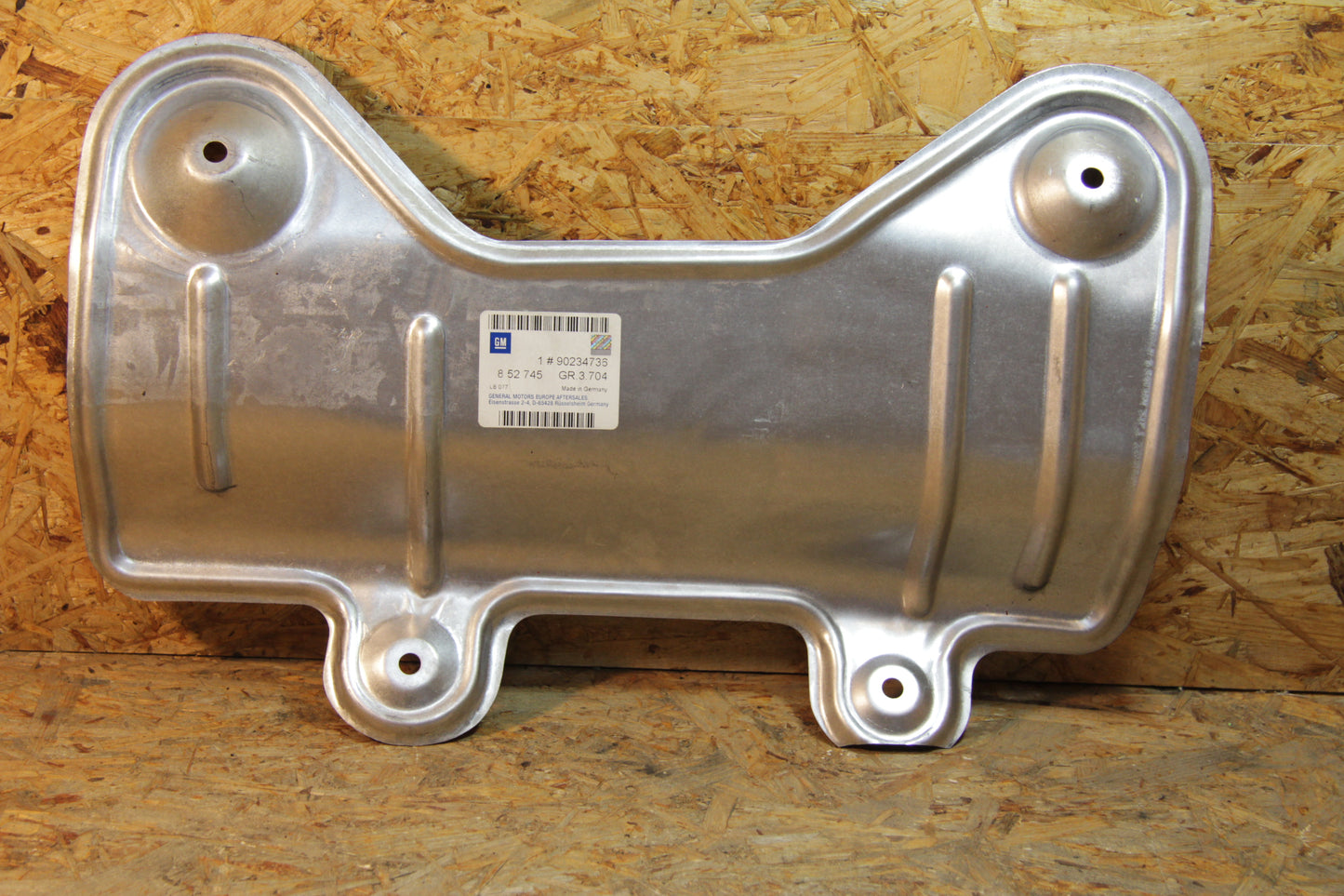 Original GM Opel Abschirmblech Auspufftopf hinten 90234736 Kadett E
