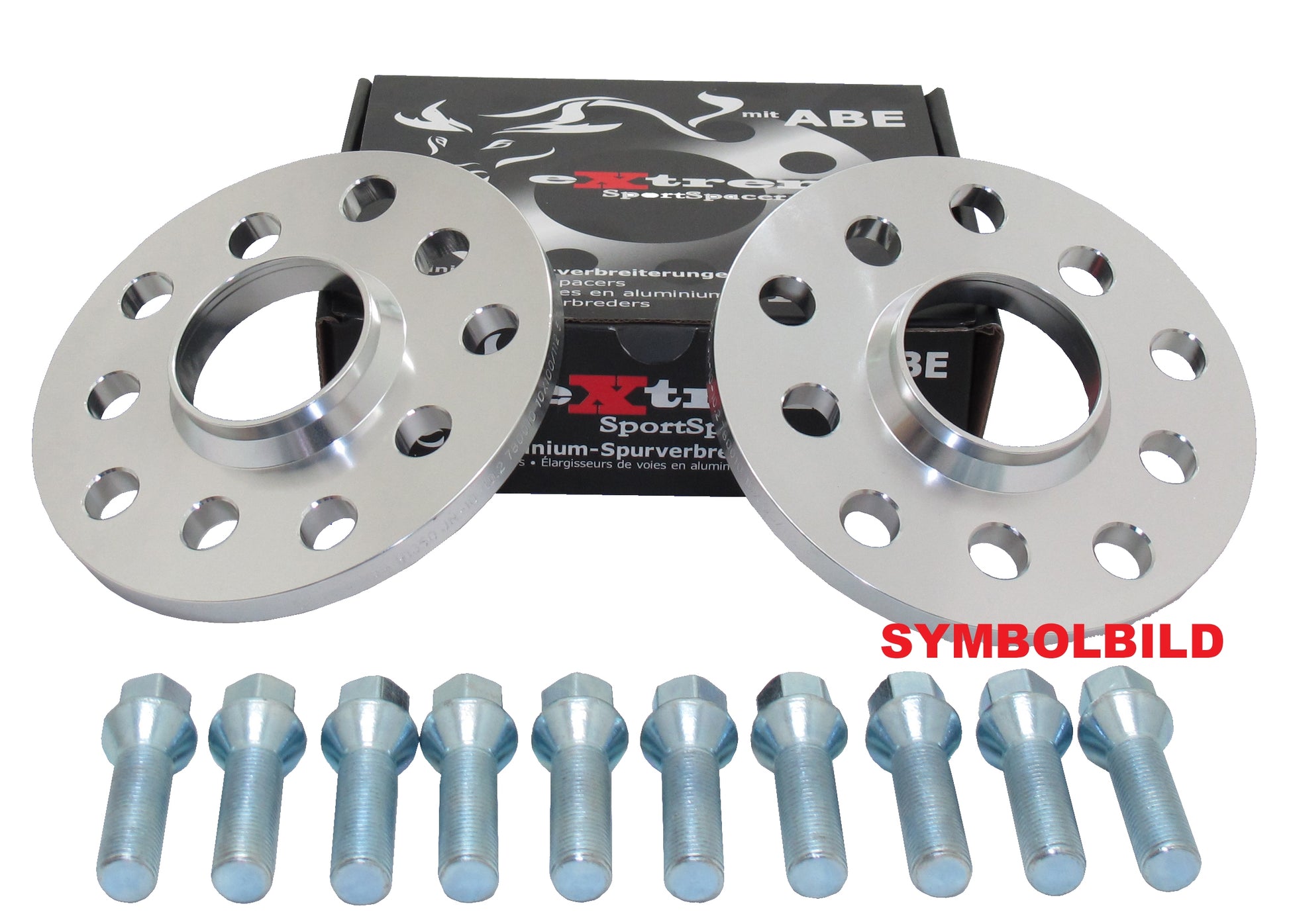 Spurverbreiterung Set 30mm inkl. Radschrauben für Skoda Fabia / Skoda Felicia / Skoda Praktik / 6Y /