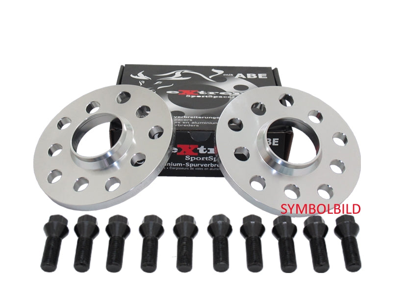 Spurverbreiterung Set 20mm inkl. Radschrauben für BMW 7er F01 / F02