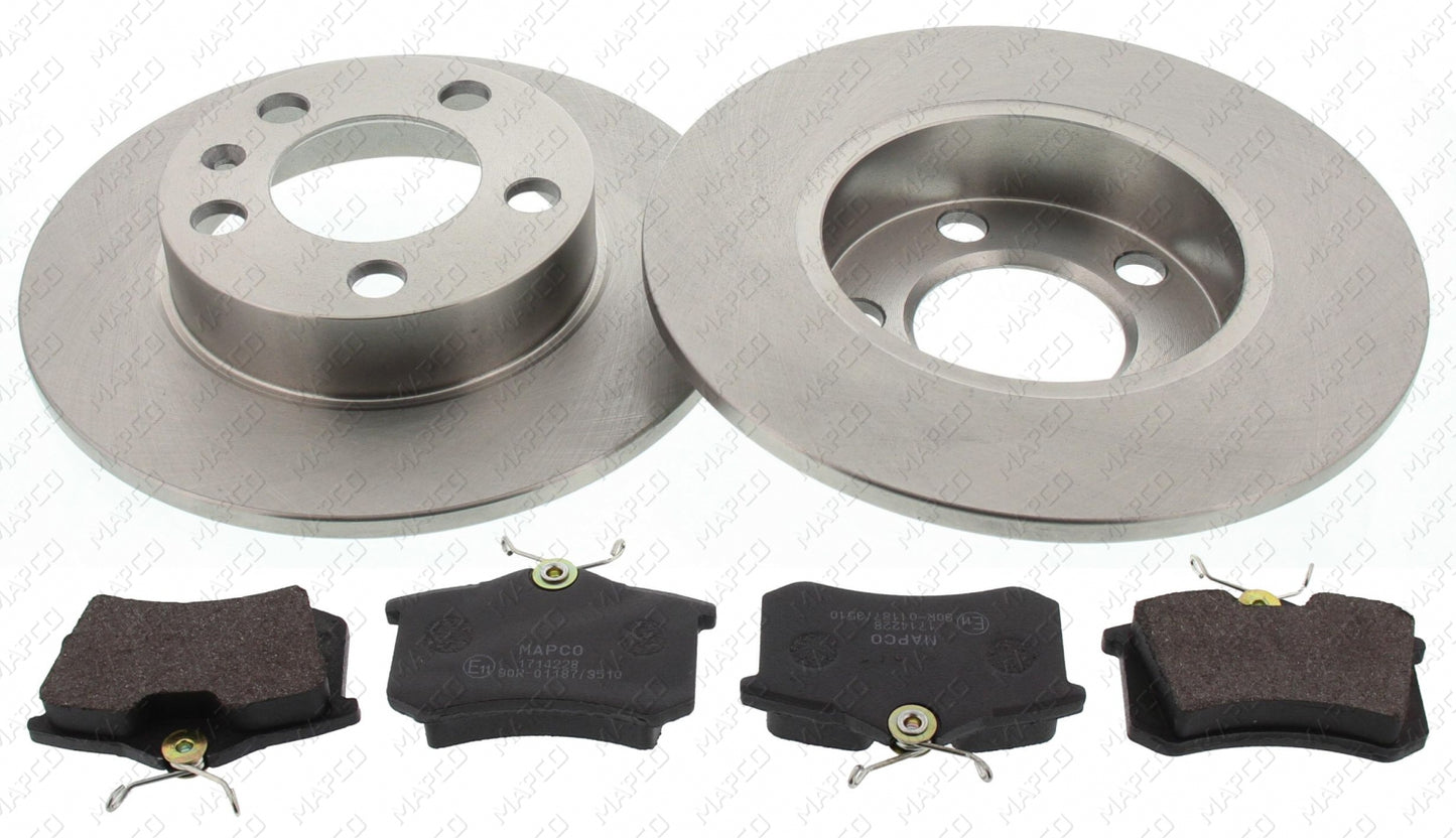 MAPCO Bremsensatz, Scheibenbremse Hinterachse  Satz  47858