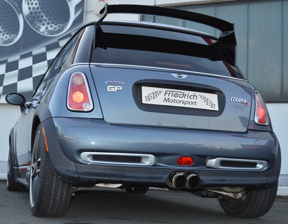Friedrich Motorsport Sportendschalldämpfer mittig Mini R53 Cooper S